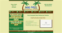 Desktop Screenshot of bandoasis.com