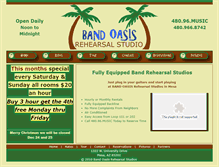 Tablet Screenshot of bandoasis.com